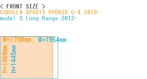 #COROLLA SPORTS HYBRID G-X 2018- + model S Long Range 2012-